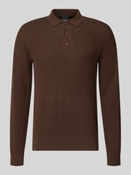 Poloshirt mit Strickstruktur von ONLY & SONS - 44