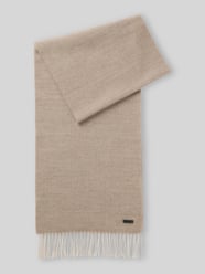 Schal aus Schurwolle mit Label-Detail von BOSS - 42