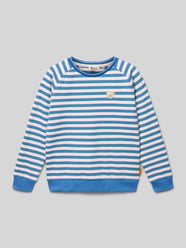 Bluza z wyhaftowanym motywem i detalem z logo od Steiff - 1