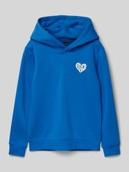 Hoodie mit Motiv-Print Modell 'LORY' von CARS JEANS Blau - 23