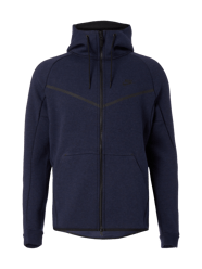 Sweatjacke mit Zierstreifen und Logo-Print von Nike Blau - 39