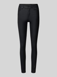 Super Skinny Fit Jeans in Leder-Optik von ARMANI EXCHANGE Schwarz - 3