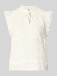 regular fit blouse van viscosemix model 'Viroeressa' van mbyM - 1