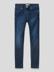 Skinny Fit Jeans mit Label-Detail Modell 'NORA' von Tommy Hilfiger Teens Blau / Türkis - 6