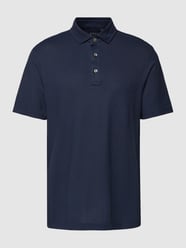Poloshirt mit Label-Detail Modell 'Pepe' von Brax Blau - 33