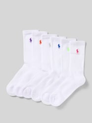 Socken mit Label-Stitching im 6er-Pack von Polo Ralph Lauren - 45