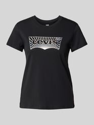 T-Shirt mit Label-Print von Levi's® Schwarz - 12