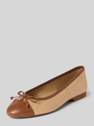 Baleriny z mieszanka skóry i tkaniny model 'PIPER FLEX BALLET' od MICHAEL Michael Kors - 6