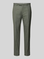 Spodnie do garnituru o kroju slim fit z efektem melanżu model ‘Kynd’ od Strellson Zielony - 42