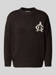 Sweter z dzianiny z prążkowanymi wykończeniami od ANOTHER COTTON LAB - 36