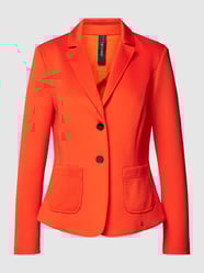 Blazer met labelapplicatie van Marc Cain Rood - 35