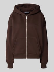 Relaxed Fit Sweatjacke aus Baumwoll-Mix mit Label-Detail von REVIEW - 47