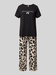 Pyjama met stitching model 'Schmusekatze' van LOUIS & LOUISA - 35