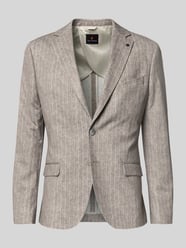marynarka na 2 guziki o kroju slim fit z kieszeniami z patką model 'Nick' od Zuitable - 42