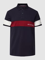 Poloshirt im Colour-Blocking-Design von Tommy Hilfiger Blau - 11