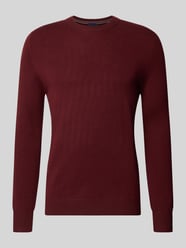 Regular Fit Strickpullover aus Woll-Kaschmir-Mix von Christian Berg Men Bordeaux - 8