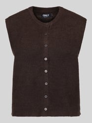 Regular Fit Pullunder mit einreihiger Knopfleiste Modell 'SIMONI' von ONLY - 24