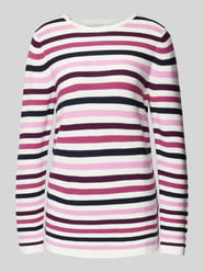 Gebreide pullover met ronde hals van Tom Tailor Fuchsia - 4