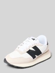 sneakers van leer met labelprintdetails model '237' van New Balance - 4