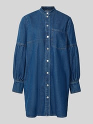 Knielange jeansjurk met borstzak van Jake*s Casual - 18