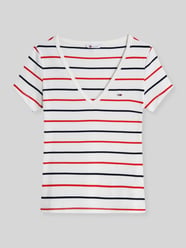 Slim Fit T-Shirt aus Baumwoll-Mix von Tommy Jeans - 41