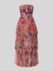 Maxikleid im Off-Shoulder-Look mit Taillenband von Lace & Beads - 8