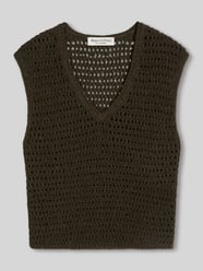 Slim Fit Pullunder aus Baumwoll-Mix von Marc O'Polo - 40