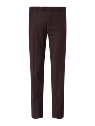 Slim Fit Anzughose mit Woll-Anteil Modell 'Piet' von Drykorn Bordeaux - 7