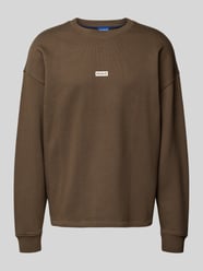 Loose fit sweatshirt van puur katoen, model 'NAVIU' van Hugo Blue - 43