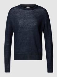Gebreide pullover van puur vlas, model 'Volpino' van Weekend Max Mara Blauw / turquoise - 36
