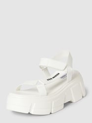 Sandalen mit Label-Detail Modell 'ASSERTIVE' von Steve Madden Weiß - 35