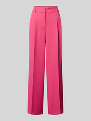 Wide Fit Stoffhose mit Bügelfalten von Christian Berg Woman Selection - 7