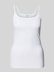 Top na ramiączkach o kroju slim fit z mieszanki bawełny od s.Oliver RED LABEL - 48