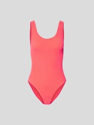 Badeanzug mit Strukturmuster von Sorbet Island Rot - 10