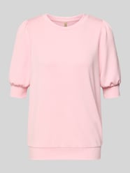 Sweatshirt mit 1/2-Arm Modell 'BANU' von Soyaconcept Pink - 20