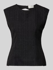 Blousetop in bouclélook, model 'Rafli' van Neo Noir - 47