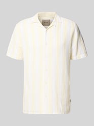 Koszula o kroju regular fit z mieszanki bawełny i lnu model 'CAIDEN' od ONLY & SONS - 41