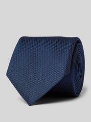 Krawatte mit Allover-Muster von BOSS Blau - 22