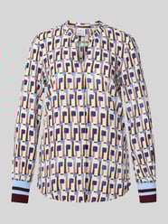 Slim Fit Bluse mit Tunikakragen von Emily Van den Bergh - 17