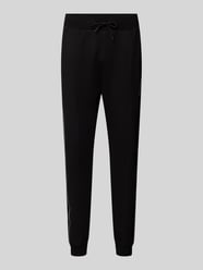 Regular Fit Sweatpants mit Label-Print Modell 'MICKEY' von Guess Activewear Schwarz - 45