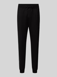 Regular Fit Sweatpants mit Label-Print Modell 'MICKEY' von Guess Activewear Schwarz - 6