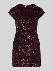 Minikleid mit Pailletten Modell 'XWILL' von MANGO Bordeaux - 48