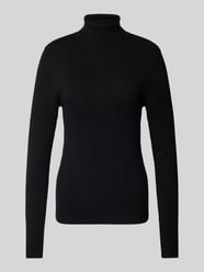 Slim Fit Langarmshirt aus Viskose-Mix mit Rollkragen Modell 'GLORY' von Vero Moda Schwarz - 17