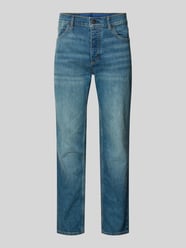 Jeansy o kroju straight fit z mieszanka bawełny model 'Brody' od HUGO Blue - 7