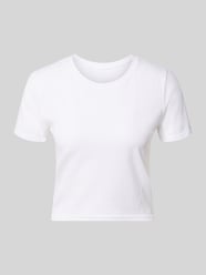 t-shirt o kroju krótki z okrągły dekolt model 'Feather' od Fabletics - 40