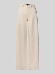 High Waist Wide Fit Jeans mit Eingrifftaschen von Marc Cain Beige - 13