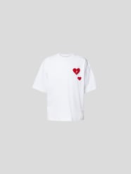 Oversized T-Shirt mit Label-Detail von Preach Weiß - 21
