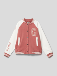 College-Jacke mit Label-Patch von Garcia Rot - 5