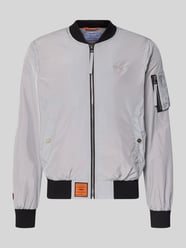 bomberjack met labelpatch en steekzakken van Original Bombers - 37