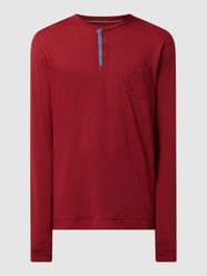Pyjama-Oberteil mit Modal-Anteil von Jockey Rot - 15